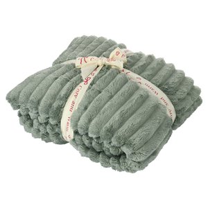 Kuscheldecke in Streifen-Optik