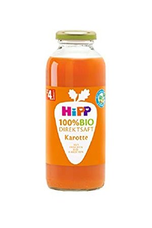 Hipp 100% Bio-Direkt-Saft Karotte / 6er Pack (6 x 330 ml)