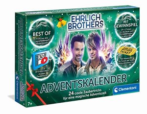 Ehrlich Brothers Adventskalender, magischer Weihnachtskalender, mit 24 coolen Zaubertricks, Zauberka