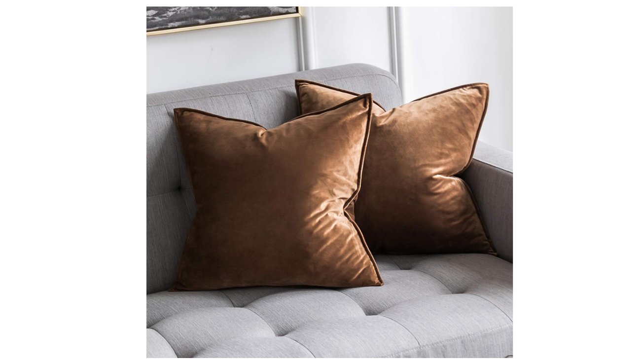 MIULEE 2er-Set Samt Kissenbezug