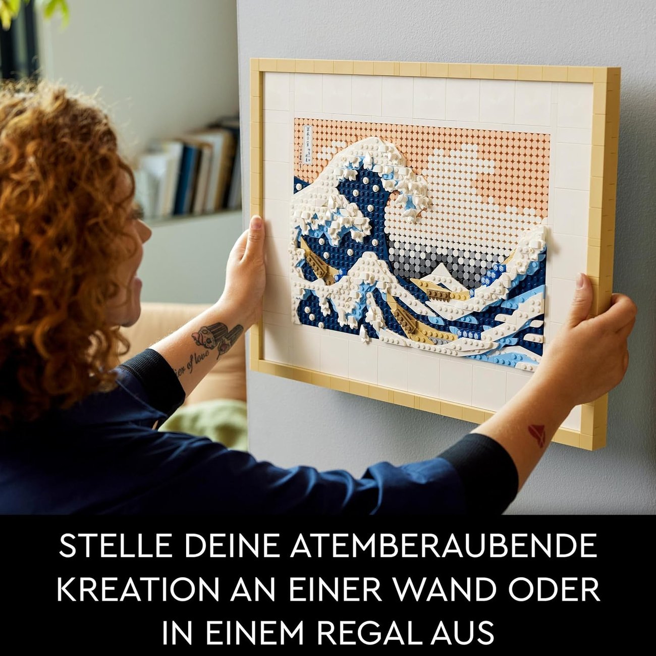 LEGO 31208 Art Hokusai – Große Welle, 3D Japanische Wanddeko