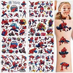 Spiderman Kinder-Tattoos