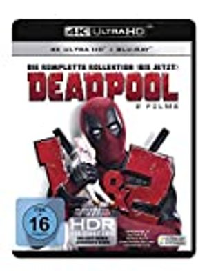 Deadpool 1+2 (3 Blu-rays 4K Ultra HD) (+ 3 Blu-rays 2D)
