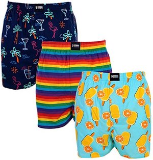 Happy Shorts 3 Boxershorts im Geschenkset aus Baumwolle