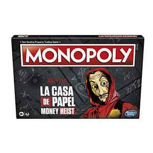 Monopoly: Netflix Haus des Geldes/La Casa de Papel Edition, Brettspiel für Erwachsene und Teenager, 