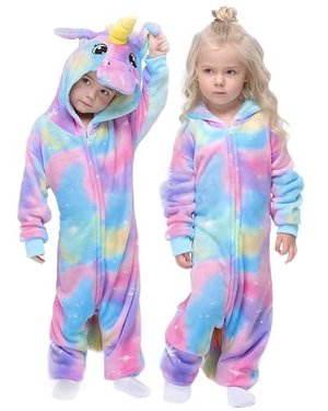 GEEKEO Onesie Einhorn-Kostüm