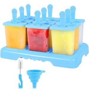 9er-Set Eisformen für klassisches Eis am Stiel