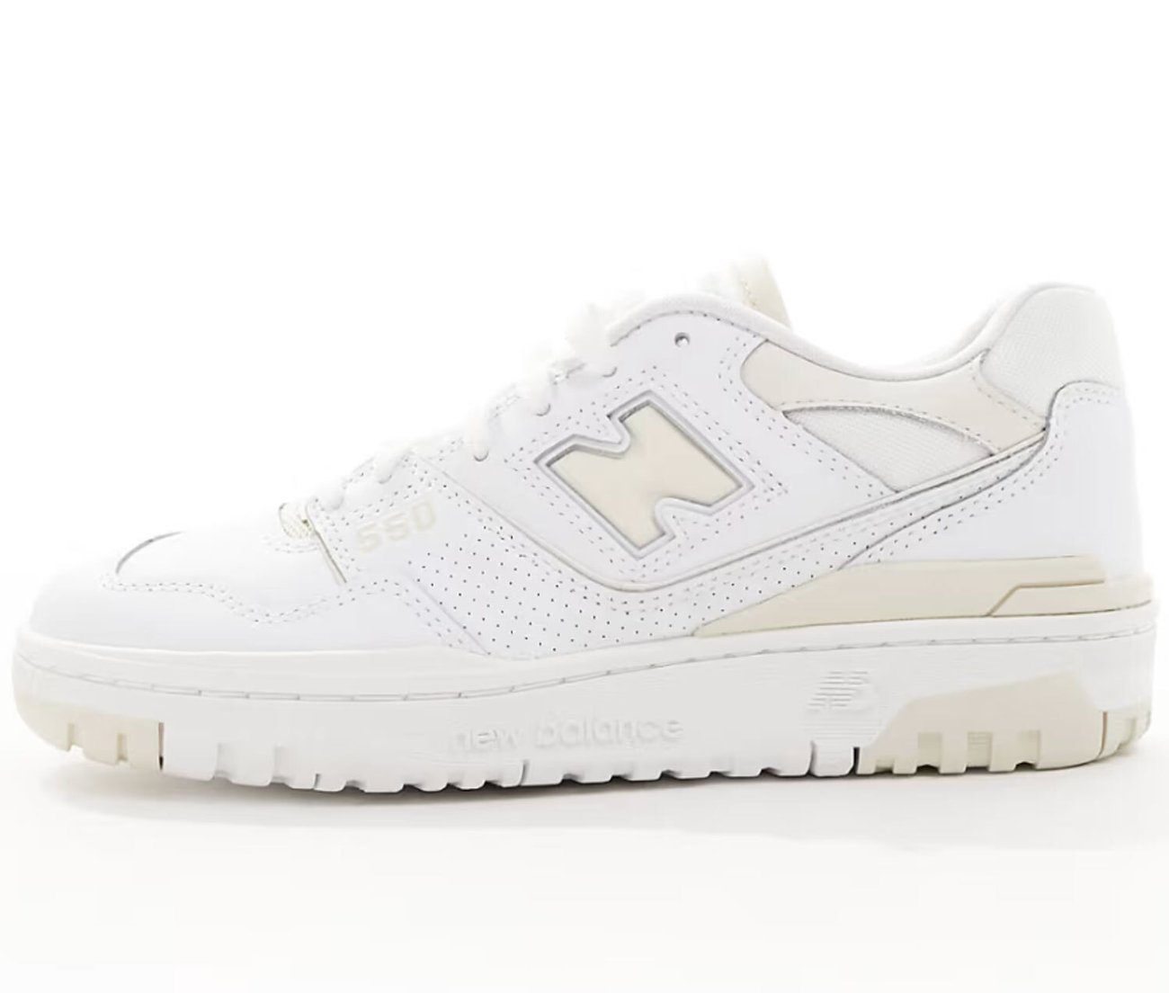 New Balance – 550 – Sneaker in Weiß und Beige