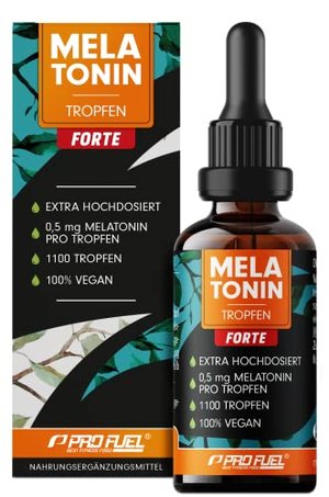 Melatonin Tropfen zum besseren Einschlafen!