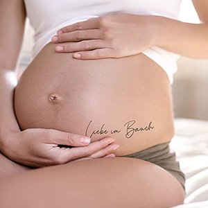 Temporäre Babybauch-Tattoos