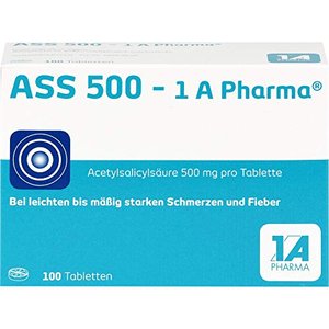 ASS 500-1 A Pharma, 100 St. Tabletten
