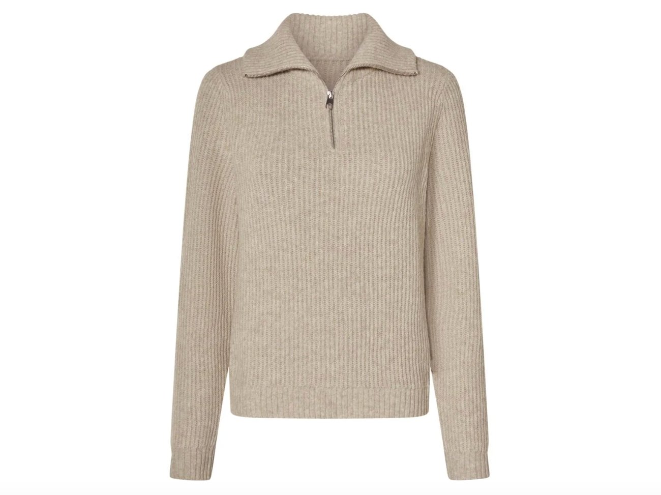 Strickpullover mit Wollanteil