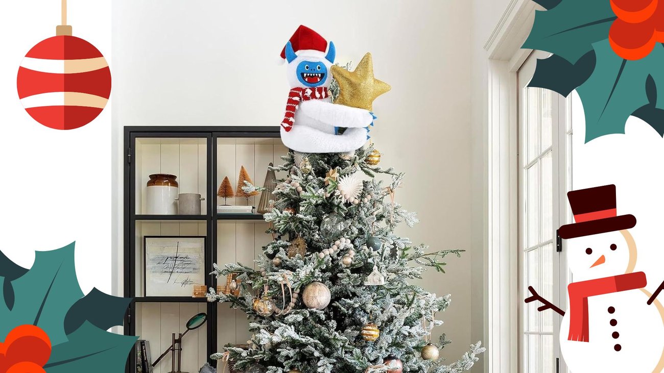 Weihnachtsbaum-Topper, lustig