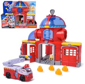 PAW PATROL – Fire Rescue Feuerwehr-Station mit Licht- und Soundeffekten