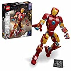 LEGO 76206 Marvel Iron Man Figur, Spielzeug- und Deko-Modell zum Sammeln und Bauen für Kinder ab 9 J
