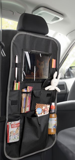 IDEENWELT Auto-Rücksitztasche Schwarz