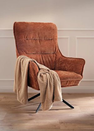 Cashmere Touch – Kuscheldecke in Cordoptik
