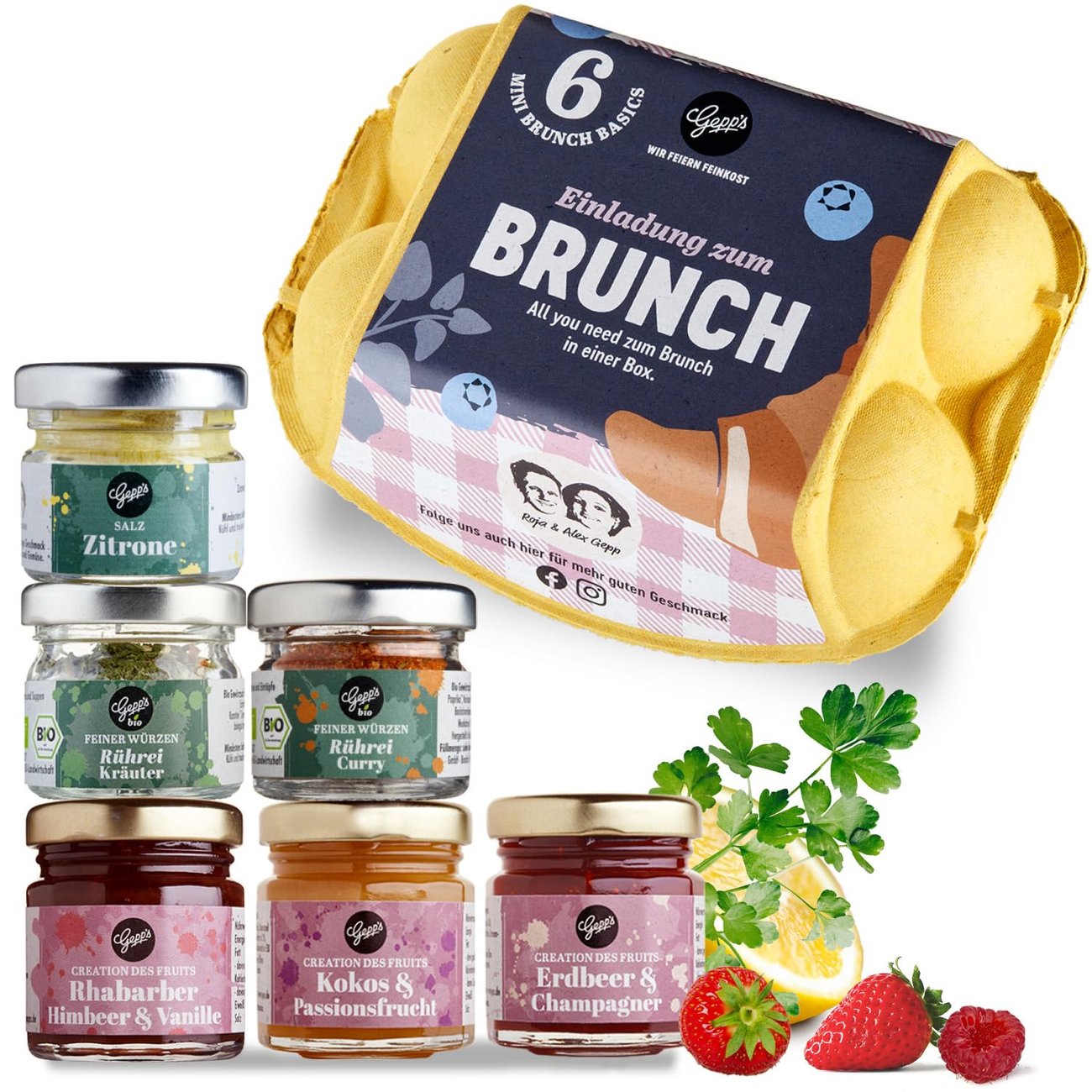 Gepp's Feinkost Geschenkset "Tasting-Box Brunch"