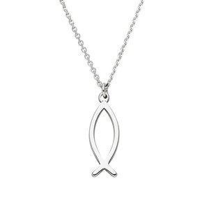 Halskette ICHTHYS Fisch-Symbol 925 Silber