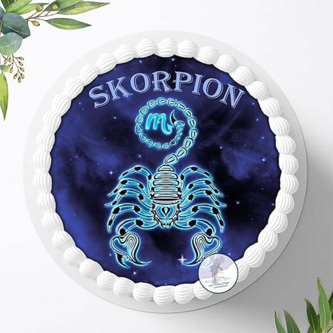 Sternzeichen Skorpion, Tortenaufleger