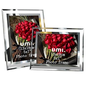 Amazon Brand - Umi Glas Bilderrahmen 13x18 2er Set