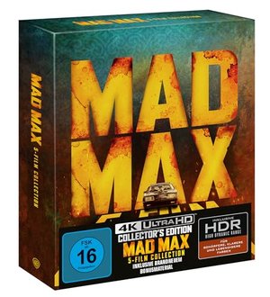 Mad Max 5-Film-Ultimate Collector's Edition [4K Ultra HD] + [Blu-ray]