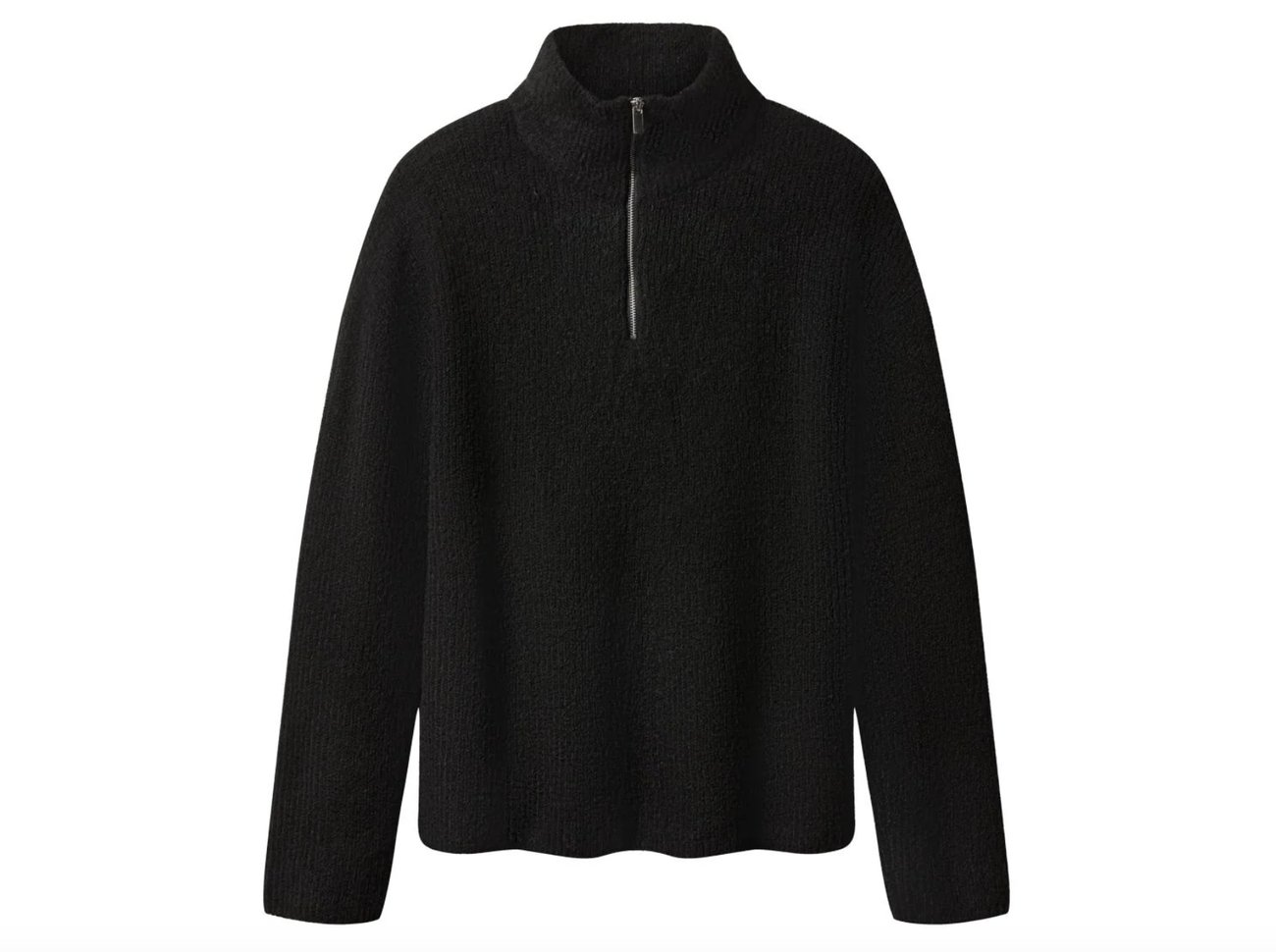 Strickpullover mit Zipper