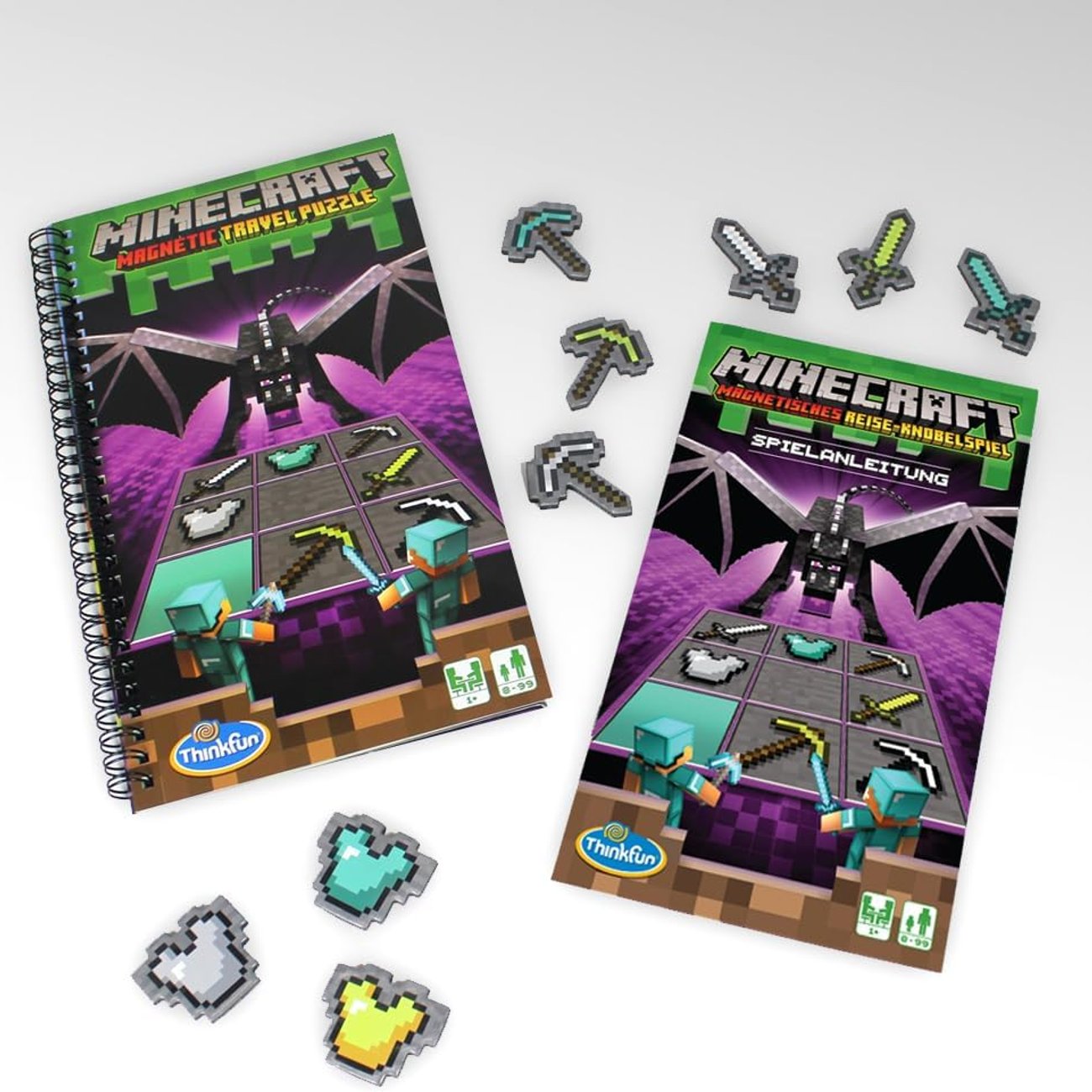 ThinkFun Minecraft - Das magnetische Reisespiel