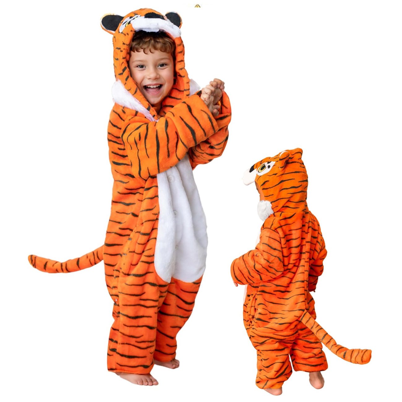 Tiger-Kostüm, Overall für Kinder