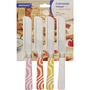 Rossmann IDEENWELT 4er-Set Frühstücksmesser