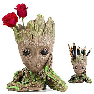 Baby Groot Blumentopf – Actionfigur für Pflanzen und Stifte