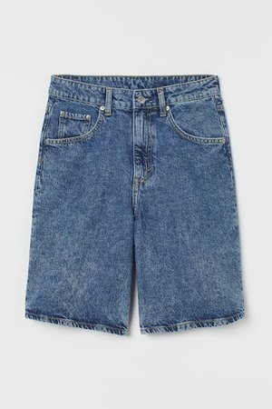 Wide Bermuda High Waist Shorts