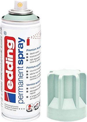 edding 5200 Permanent Spray - milde minze matt - 200 ml - Acryllack zum Lackieren und Dekorieren