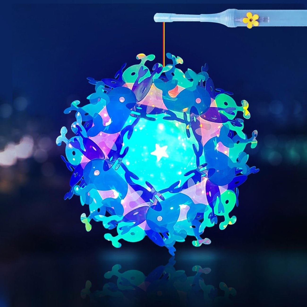 ETONSUNNY DIY-Laterne mit Walen