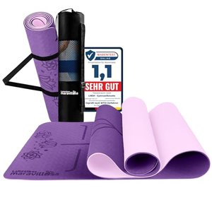 La Mente Es Maravillosa - rutschfeste Yogamatte inkl. Tragegurt + Tasche