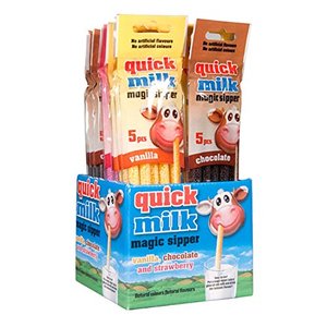 Quick Milk Erdbeere, Vanille, Schokolade