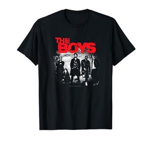 „The Boys“-T-Shirt: Graffiti-Gruppenfoto-Logo