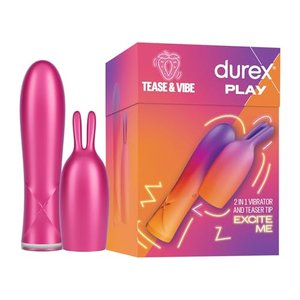 Durex Tease & Vibe 2 in 1 Vibrator mit Teaser-Spitze