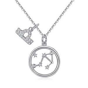 Waage Sternzeichen Kette- Horoskop Anhänger Halskette für Frauen