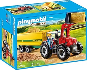 Playmobil Country Traktor mit Zufuhranhänger