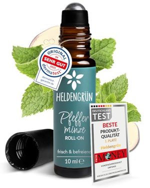 Heldengrün BIO Roll-On Pfefferminze "Kopfklar"