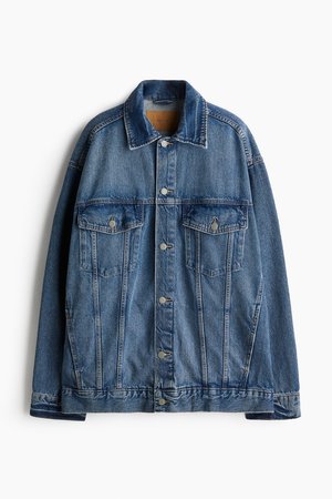 Oversized Jeansjacke