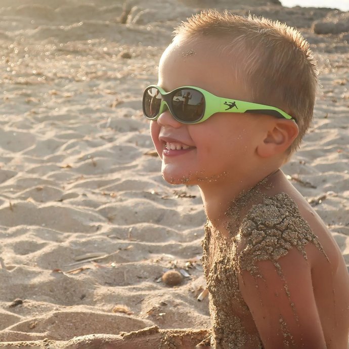 umorismo Sonnenbrille für Kinder 2 Stücke Polarisierte Sonnenbrille UV400  Schutz Silikon Rahmen Sonnenbrille für Jungen MäDchen Und Kinder Alter 3-12
