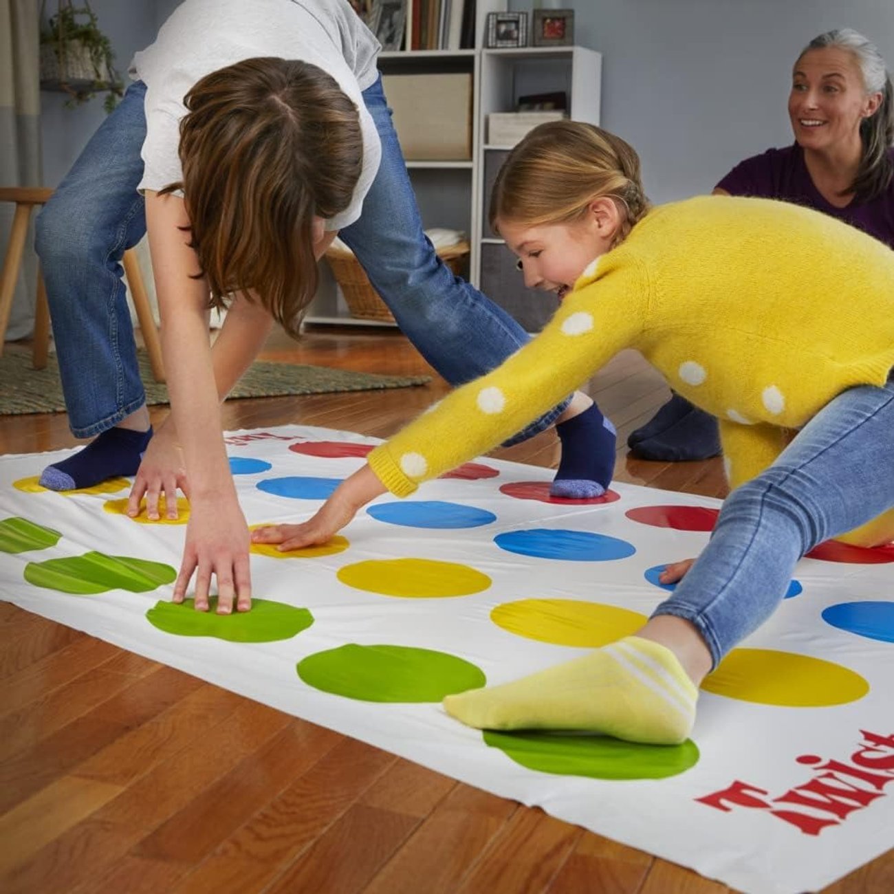Twister Partyspiel für Familien und Kinder