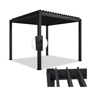 Juskys Lamellendach Tahiti (3x3 m)