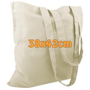 Cottonbagjoe 10 Baumwolltaschen | 38x42 cm | unbedruckt