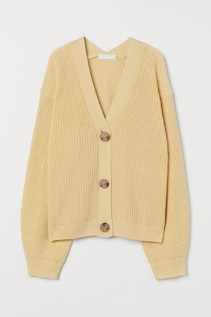 Gerippter Cardigan