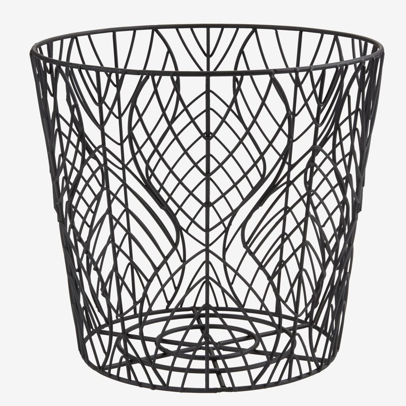 Korb ILSBO aus Metalldraht | schwarz