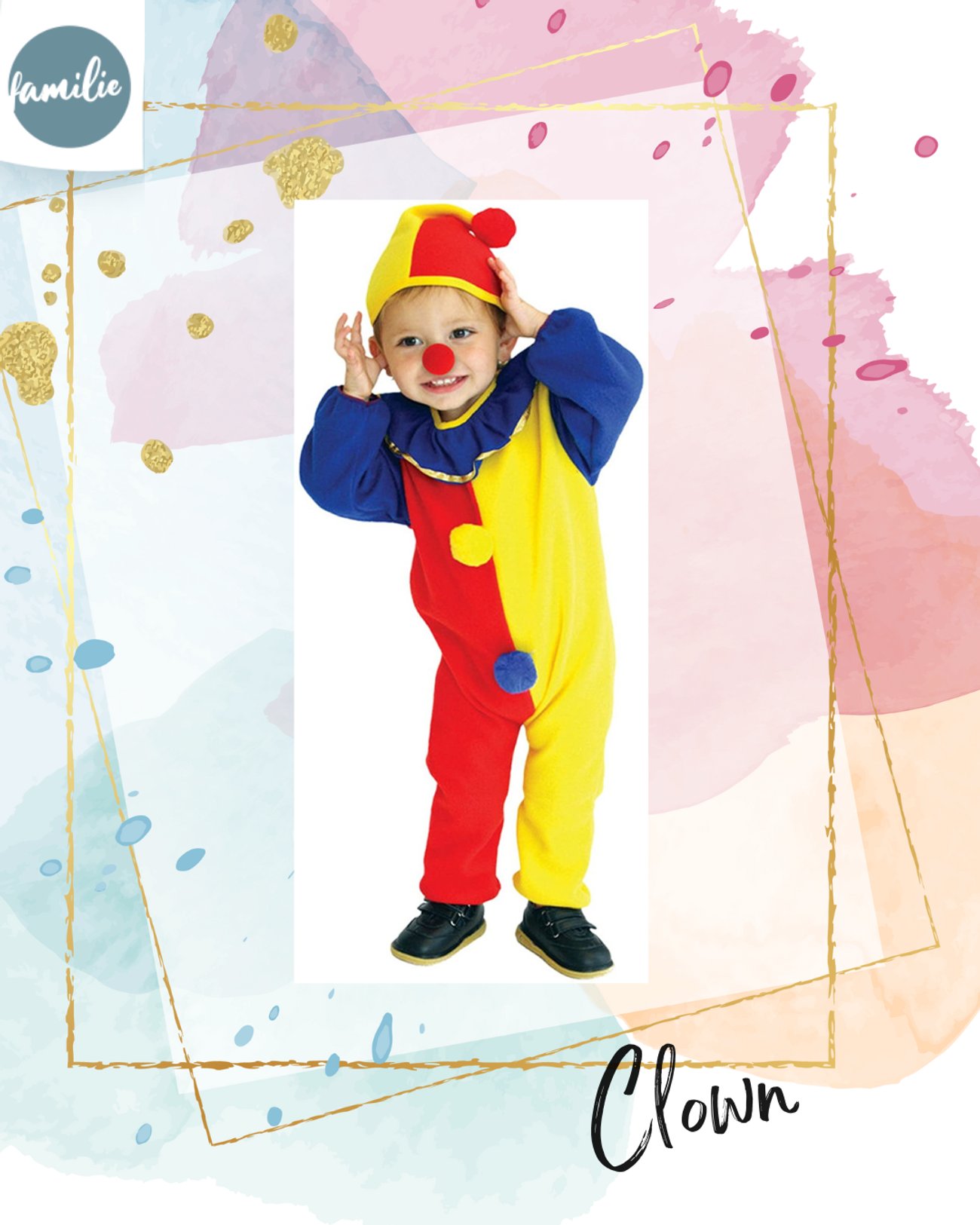 Clown-Kostüm für Kleinkinder