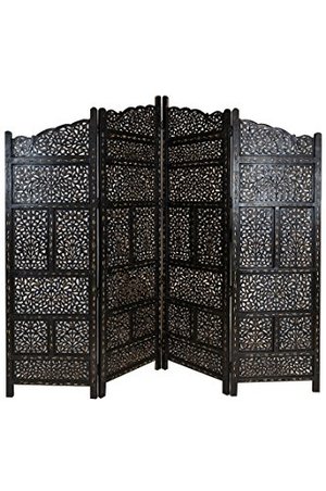 Orientalische Trennwand aus Holz 200 x 180cm